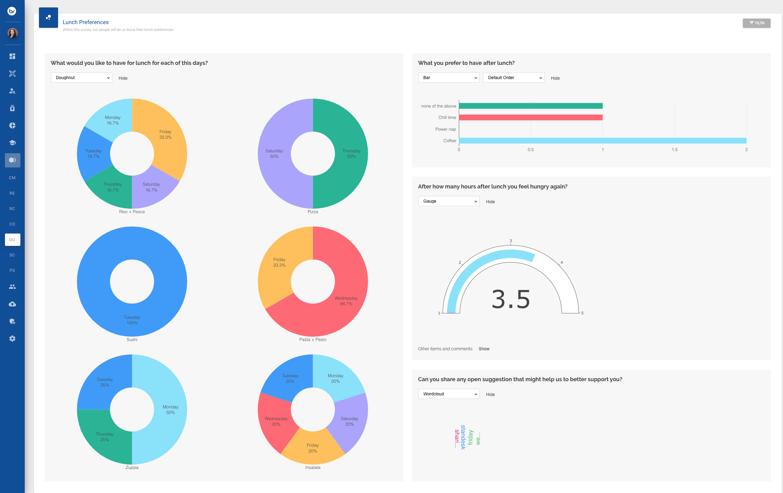 screenshot of bValue HR